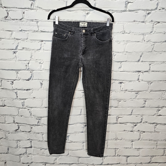 Acne Studios Skin 5 Jeans in Used Black 30/32 - Picture 2 of 8